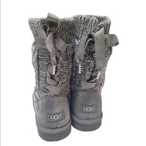 Ugg lace up sweater boots